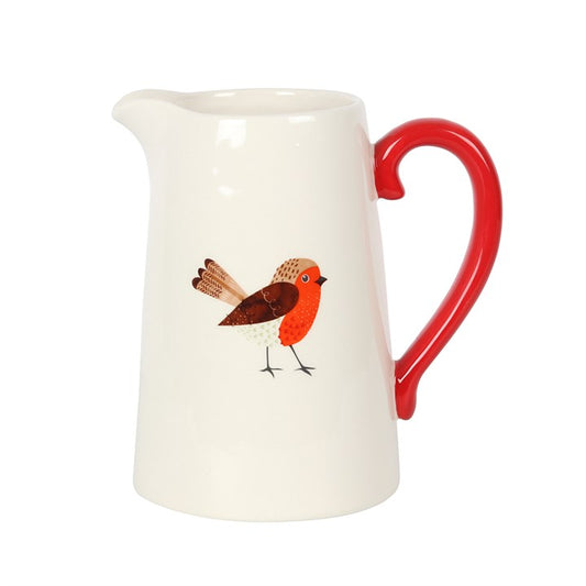 Robin Flower Jug